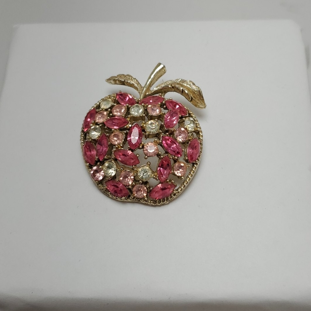 Pink apple pin
